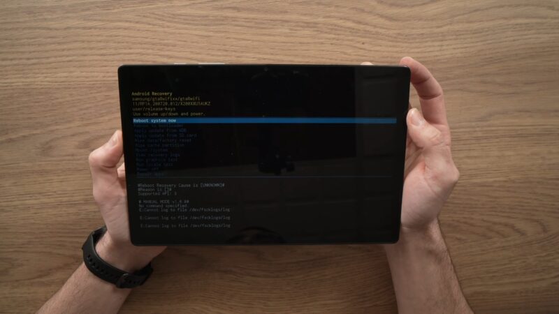 Factory Reset Samsung Tablet